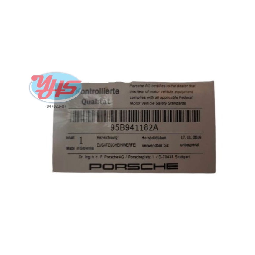 PORSCHE MACAN 95B LED DAYTIME RUNNING LIGHT FOG LIGHT LAMP FRONT RH RIGHT DEPAN KANAN thumbnail