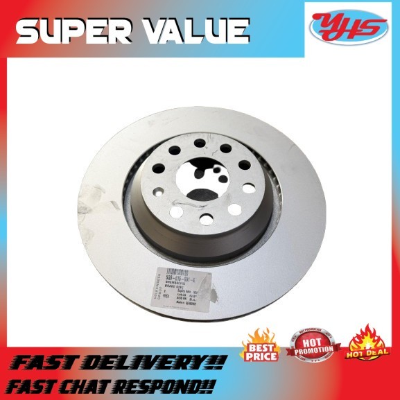 NEW ORI VOLKSWAGEN GOLF MK5 REAR BRAKE DISC