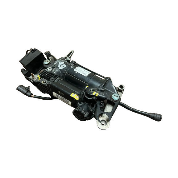 USED ORI AUDI Q7 4L PORSCHE CAYENNE 2012-2016 AIR SUSPENSION COMPRESSOR WITH VALVE BLOCK thumbnail