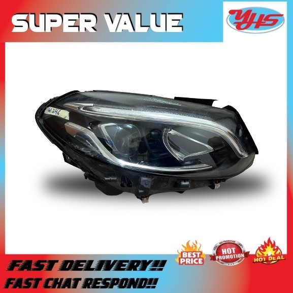 USED ORI MERCEDES BCLASS W246 NEW FACELIFT 2014-2017 HEADLIGHT RH