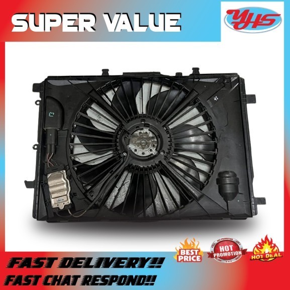 USED ORI MERCEDES W204 W212 2015-2017 RADIATOR FAN