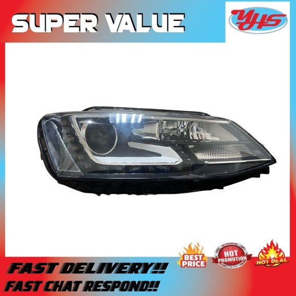 USED ORI VOLKSWAGEN JETTA 2014-2017 HEADLIGHT RH