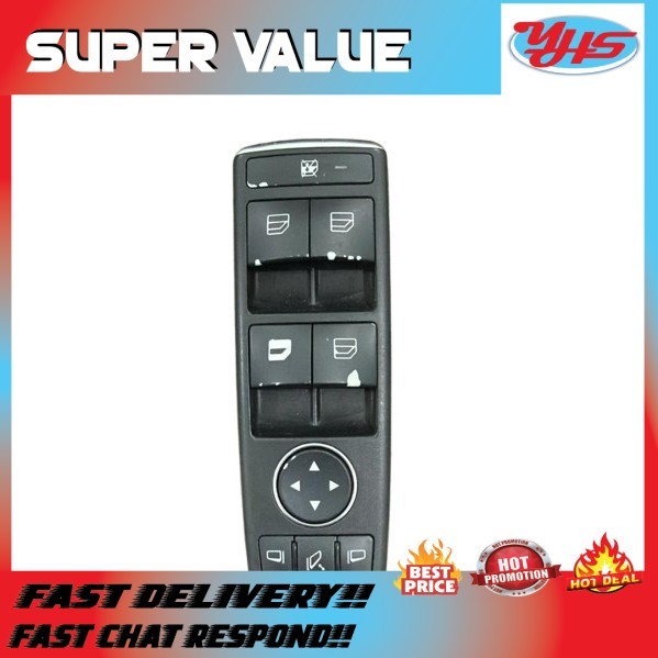 USED ORI MERCEDES-BENZ W117 W176 W246 CLA GLA B CLASS FRONT WINDOW CONTROL PANEL