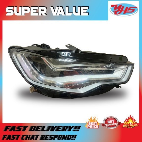 USED ORI AUDI A6 C7 2013-2017 HYBRID HEAD LIGHT RH