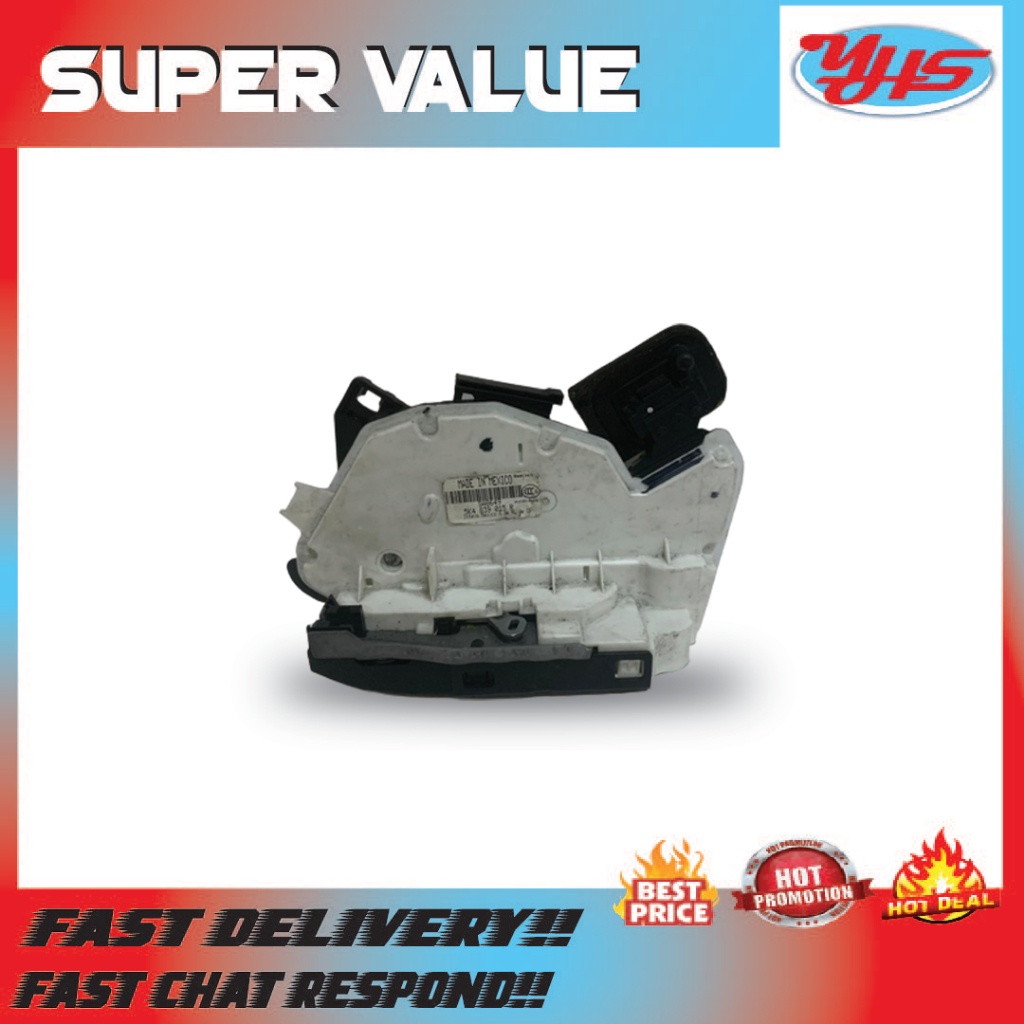 Used Ori Volkswagen Golf MK7 Rear Left Door Lock 5K4839015R thumbnail