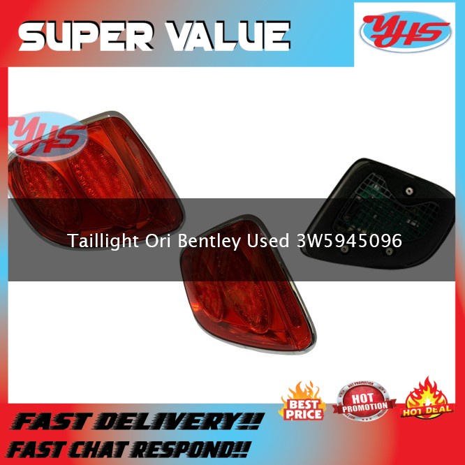 Used OEM Taillight Ori Bentley 4 door Tail lamp 3W5945096